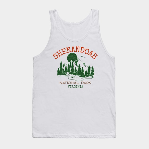 Shenandoah National Park, Virginia Tank Top by Mountain Morning Graphics